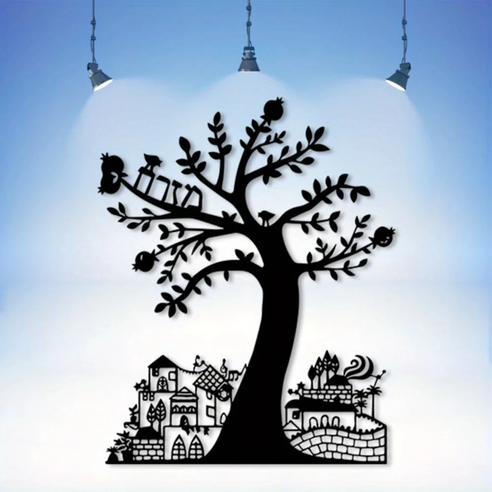 Art Craft Us - CIFBUY Metal Wall Art Pomegranate Tree