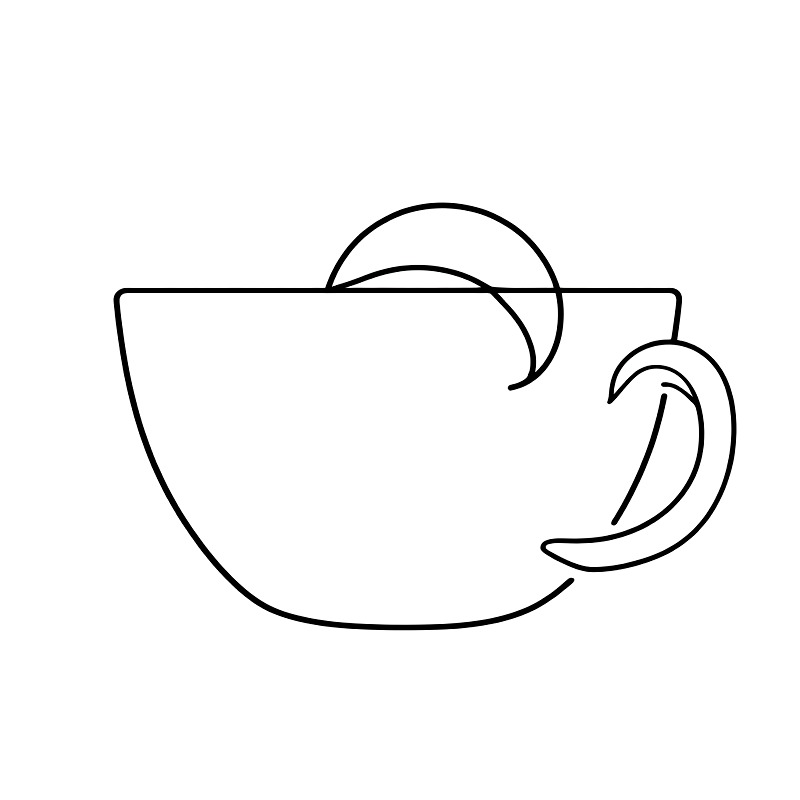 Art Craft Online - Minimal Still Life Line Art Heat