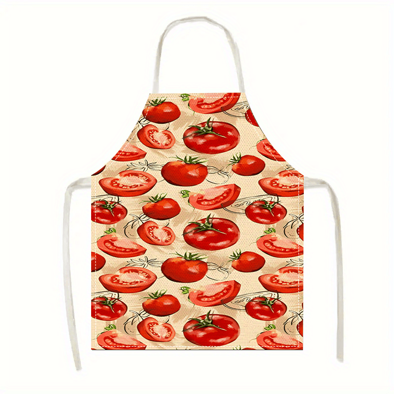 Art And Craft Vegetable - 1pc Tomato Apron Red Vegetable Kitchen