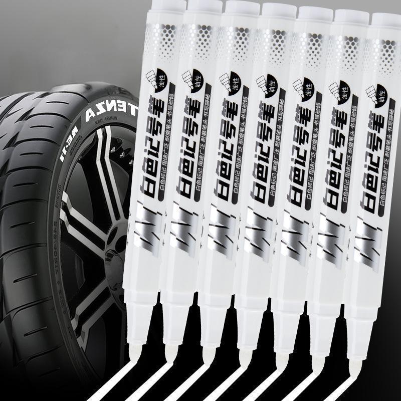 Art Craft Jumbo - 10pcs/Box White Marker Pens 2.0mm Oily