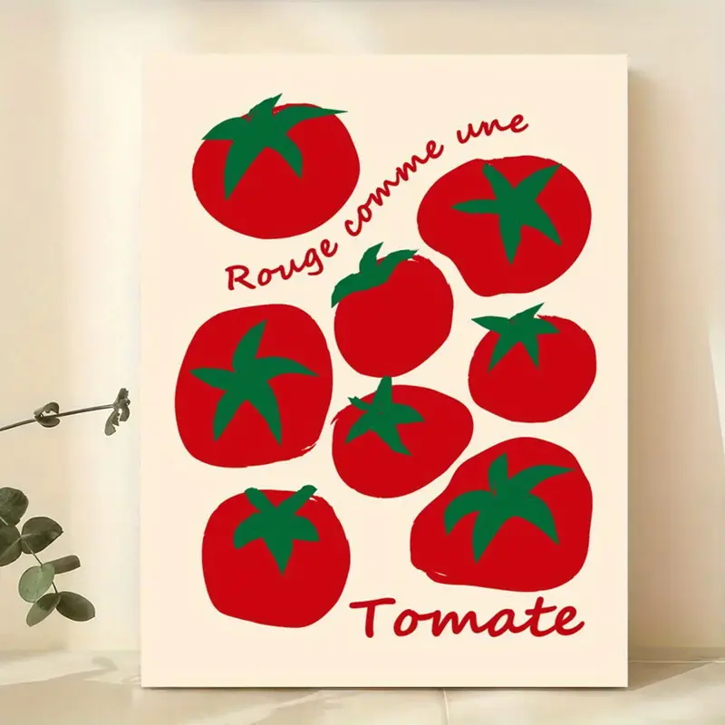Modern Colorful Red Tomatoes W - Art Craft Kitchen review and price