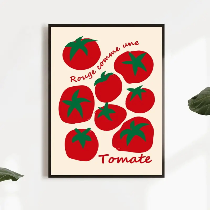Modern Colorful Red Tomatoes W - Art Craft Kitchen review and price