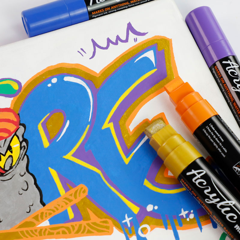10 Colors Jumbo Permanent Colo - Art Craft Jumbo review and price