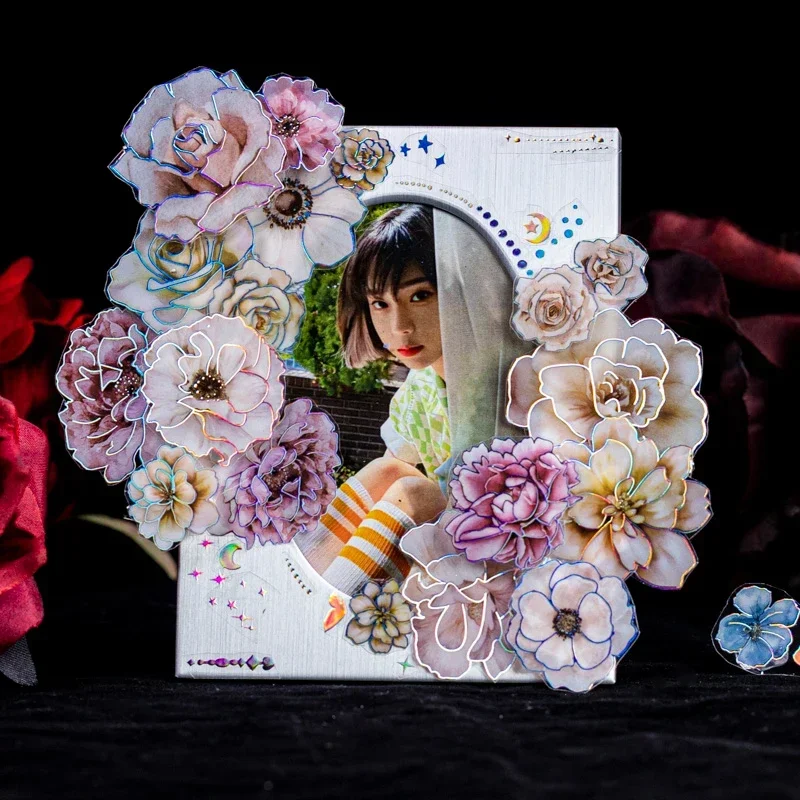 3pcs/pack Flowers Flat Sticker - Art Craft Stationery review and price