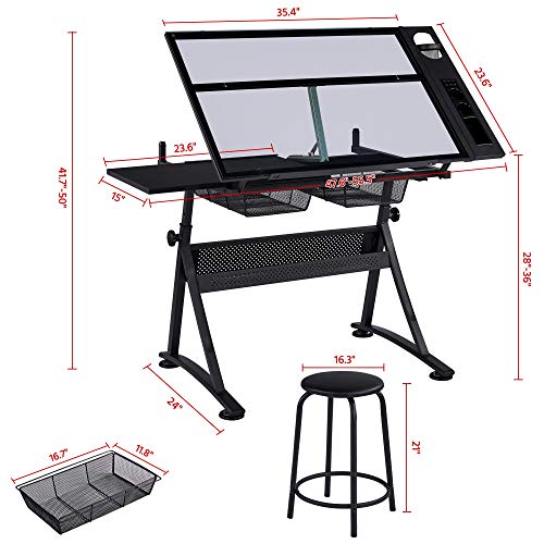 Drawing Table, Art Craft Desk  - Art Craft Us review and price