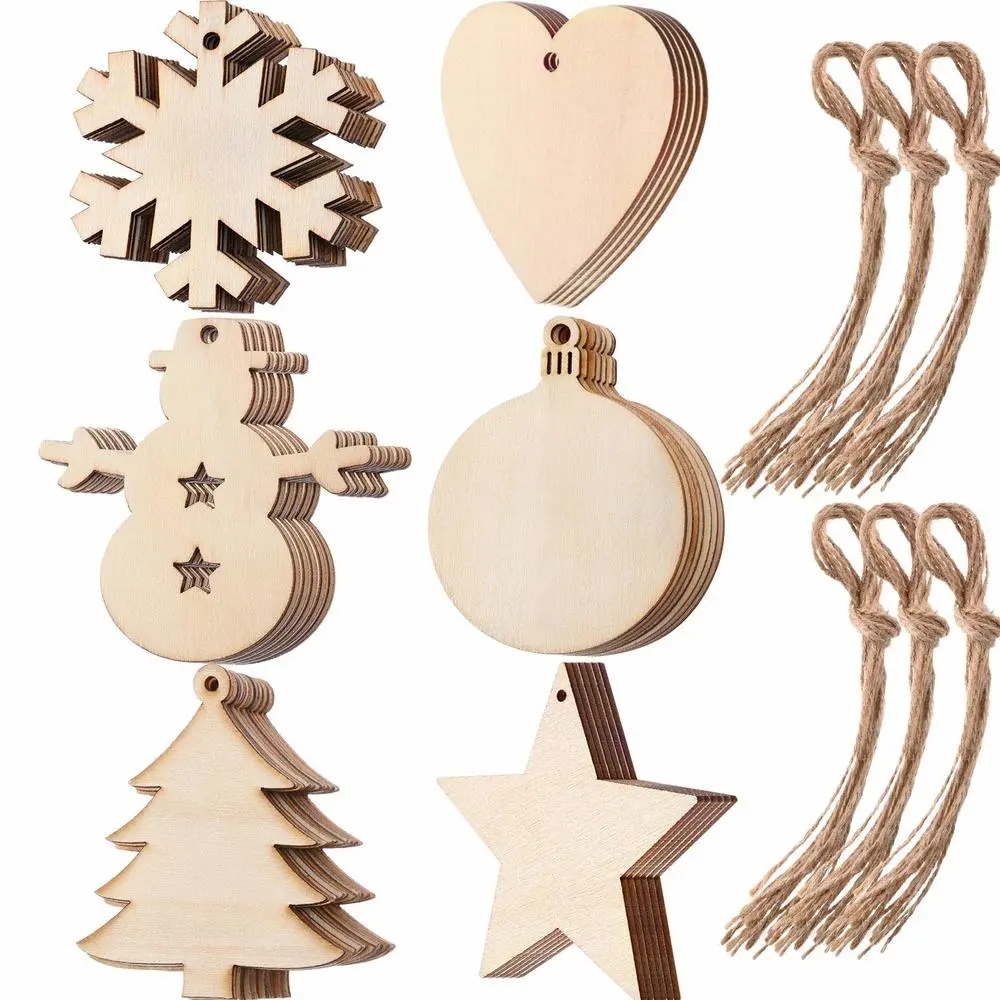 10/20/50Pcs DIY Wooden Christm - Art And Craft For Xmas review and price
