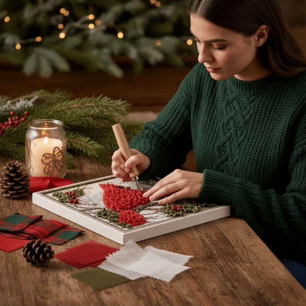 No Sewing Christmas Poke Art E - Art And Craft For Xmas review and price