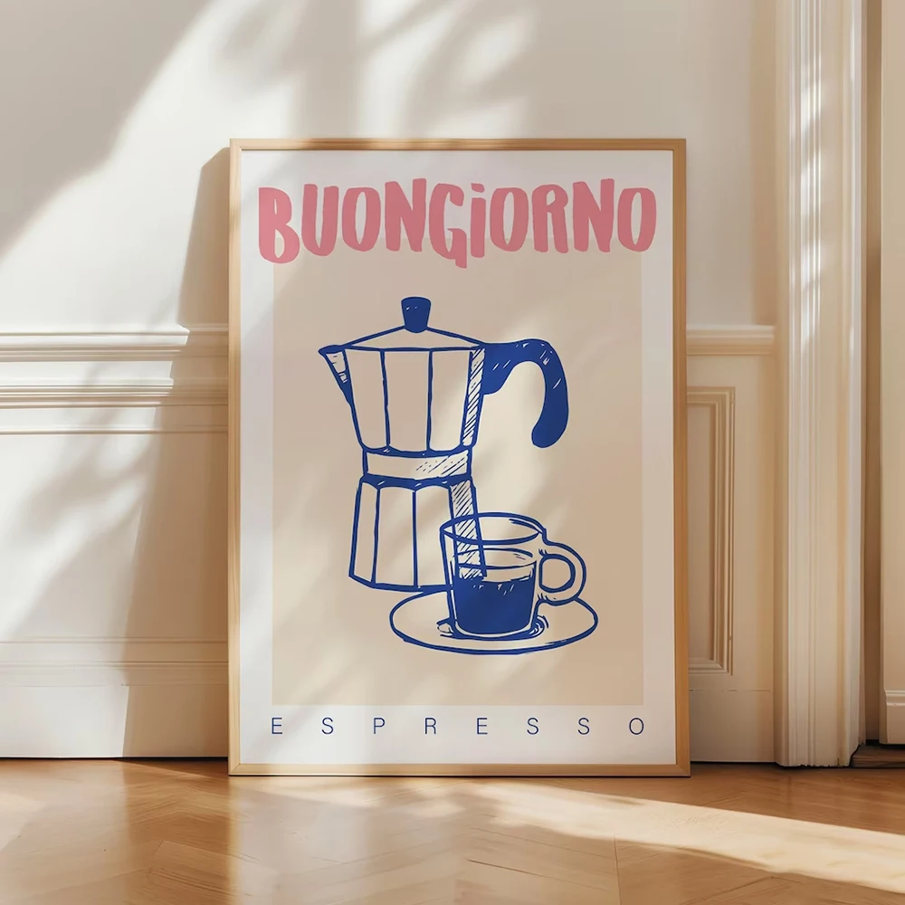 Modern Coffee Espresso Wall Ar - Art Craft Kitchen review and price