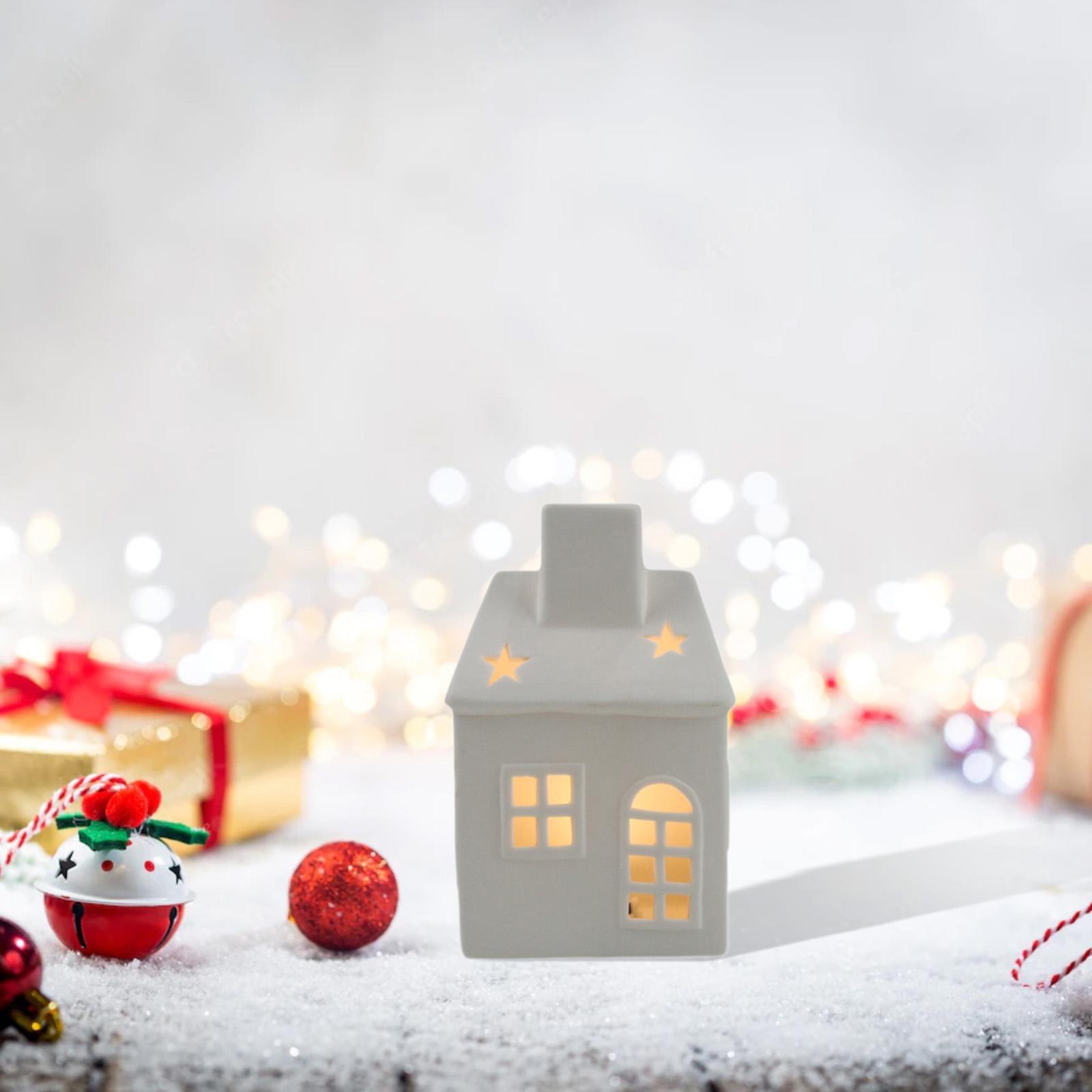 Ceramic Xmas House Bedroom Tab - Art And Craft For Xmas review and price