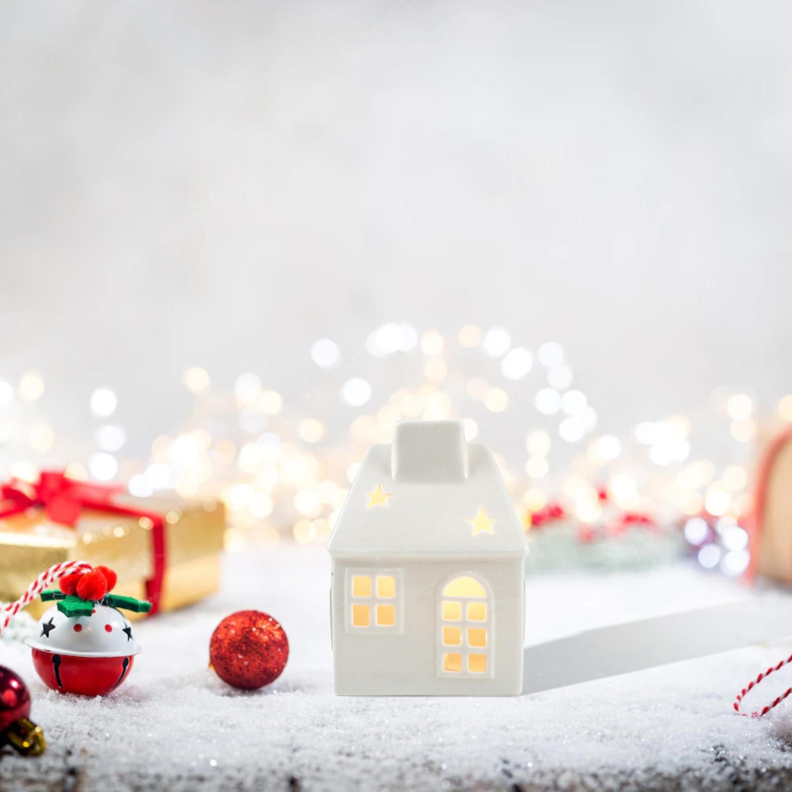 Ceramic Xmas House Bedroom Tab - Art And Craft For Xmas review and price