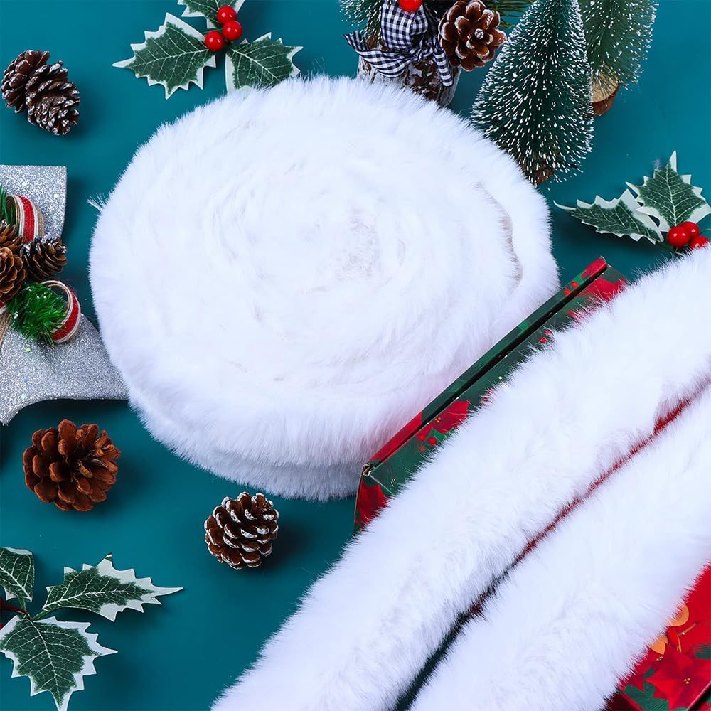 Faux Fur Ribbon Mink Woolen St - Art And Craft For Xmas review and price