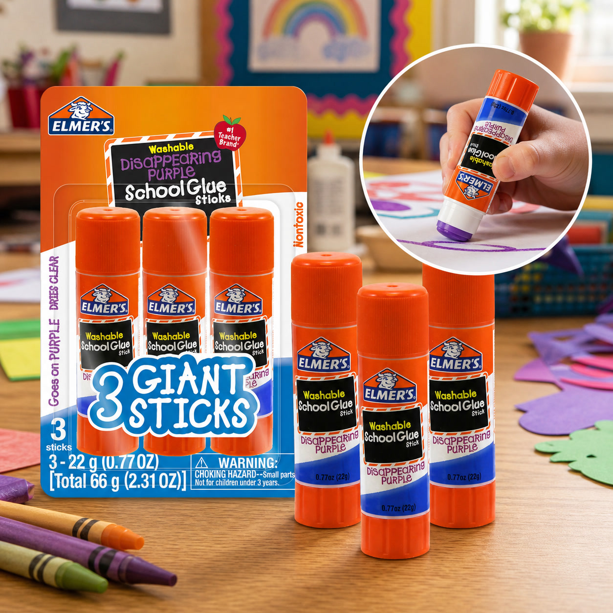 3pcs Washable Disappearing Pur - Art Craft Jumbo review and price