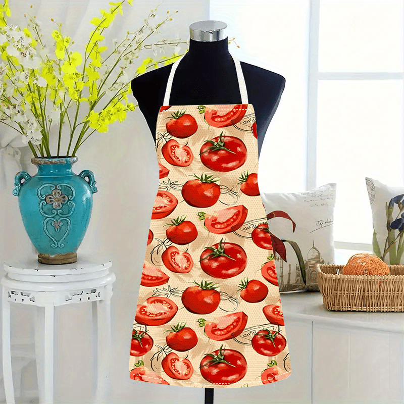 1pc Tomato Apron Red Vegetable - Art And Craft Vegetable review and price