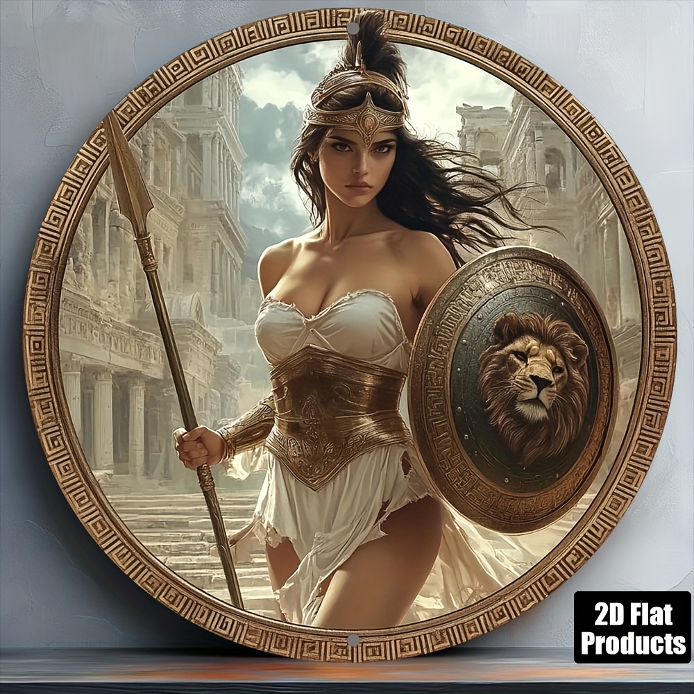 Vintage Greek Warrior Round Al - Art Craft Kitchen review and price