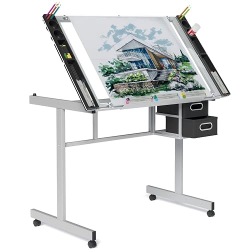 Adjustable Drafting Table with - Art Craft Us review and price