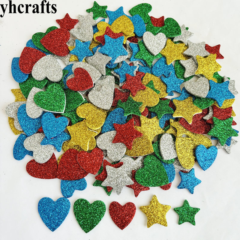 150PCS/LOT.Glitter star and he - Art And Craft For Xmas review and price