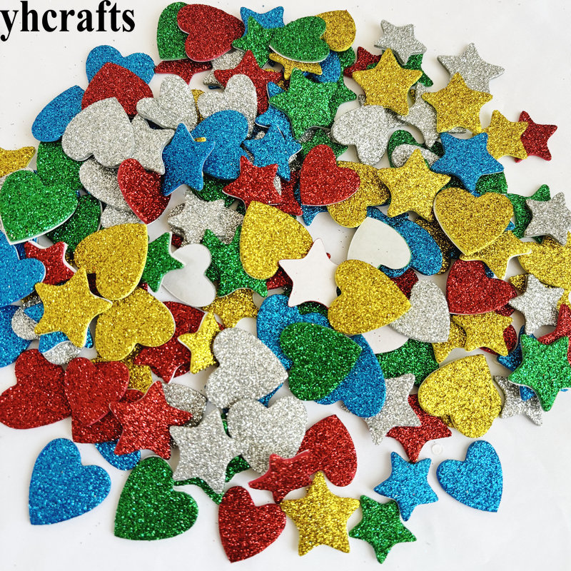 150PCS/LOT.Glitter star and he - Art And Craft For Xmas review and price