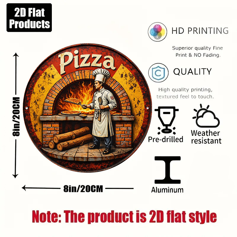 2D Retro Metal Sign, Vintage P - Art Craft Kitchen review and price