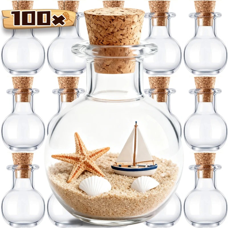 Transparent Mini Cork Stopper  - Art And Craft For Xmas review and price