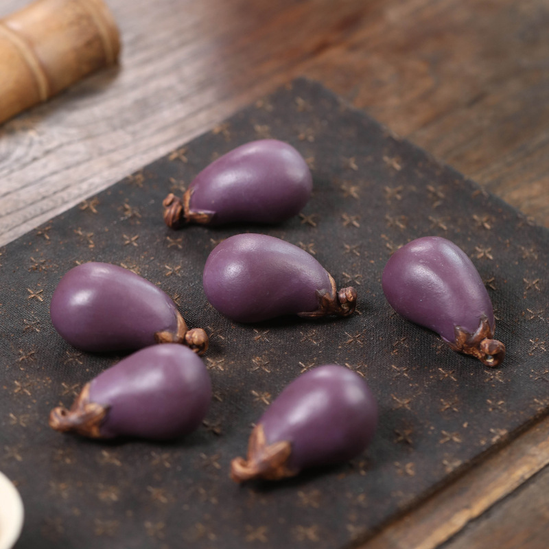 Purple Sand Eggplant Tea Pet H - Art And Craft Vegetable review and price