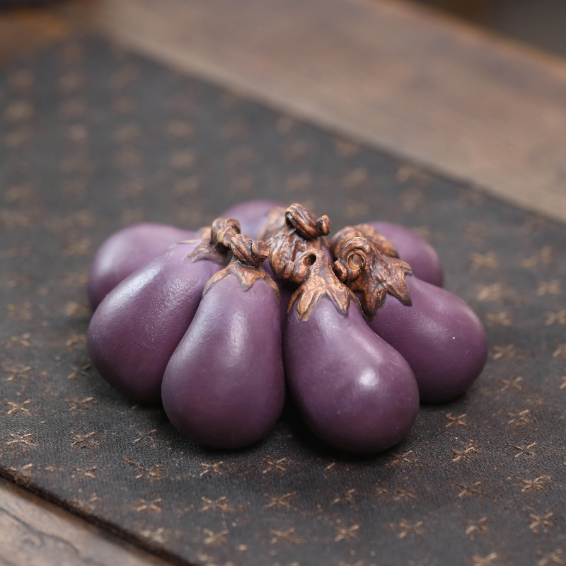 Purple Sand Eggplant Tea Pet H - Art And Craft Vegetable review and price