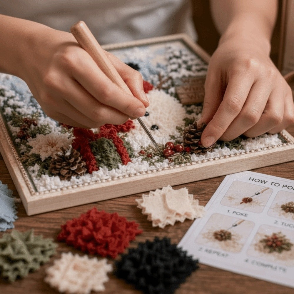 No Sewing Christmas Poke Art E - Art And Craft For Xmas review and price