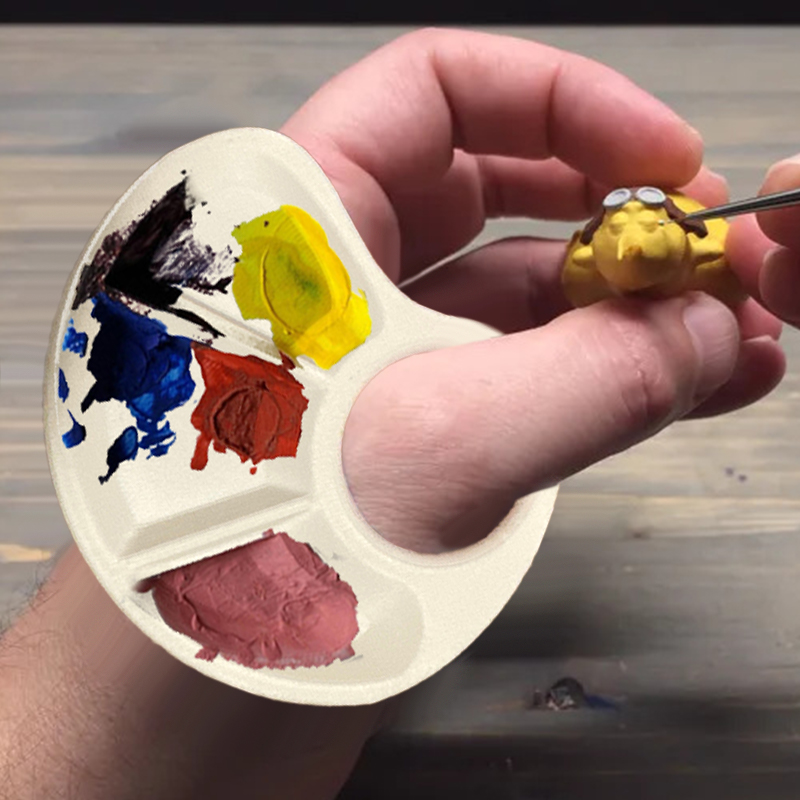 1/2pc Thumb Palette Ergonomic  - Art Craft Class review and price