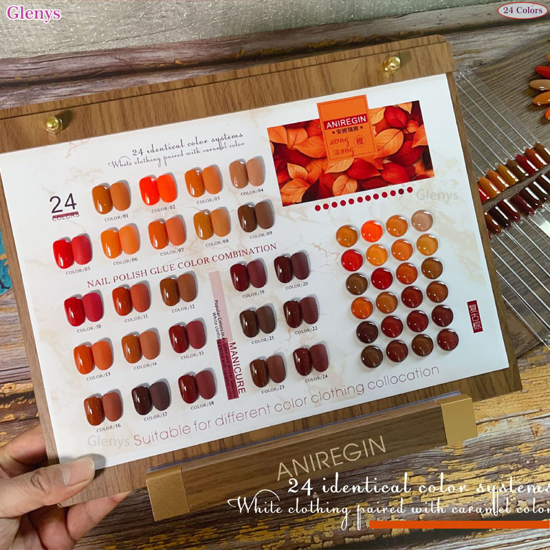 Vintage Brown 24 Color Nail Po - Art Craft Online review and price