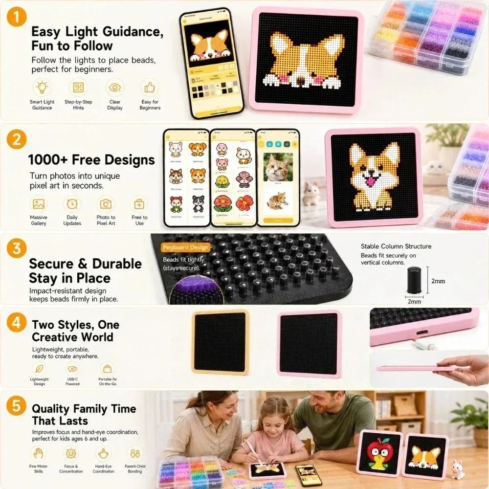 App Controlled LED Pixel Light - Art And Craft For Xmas review and price