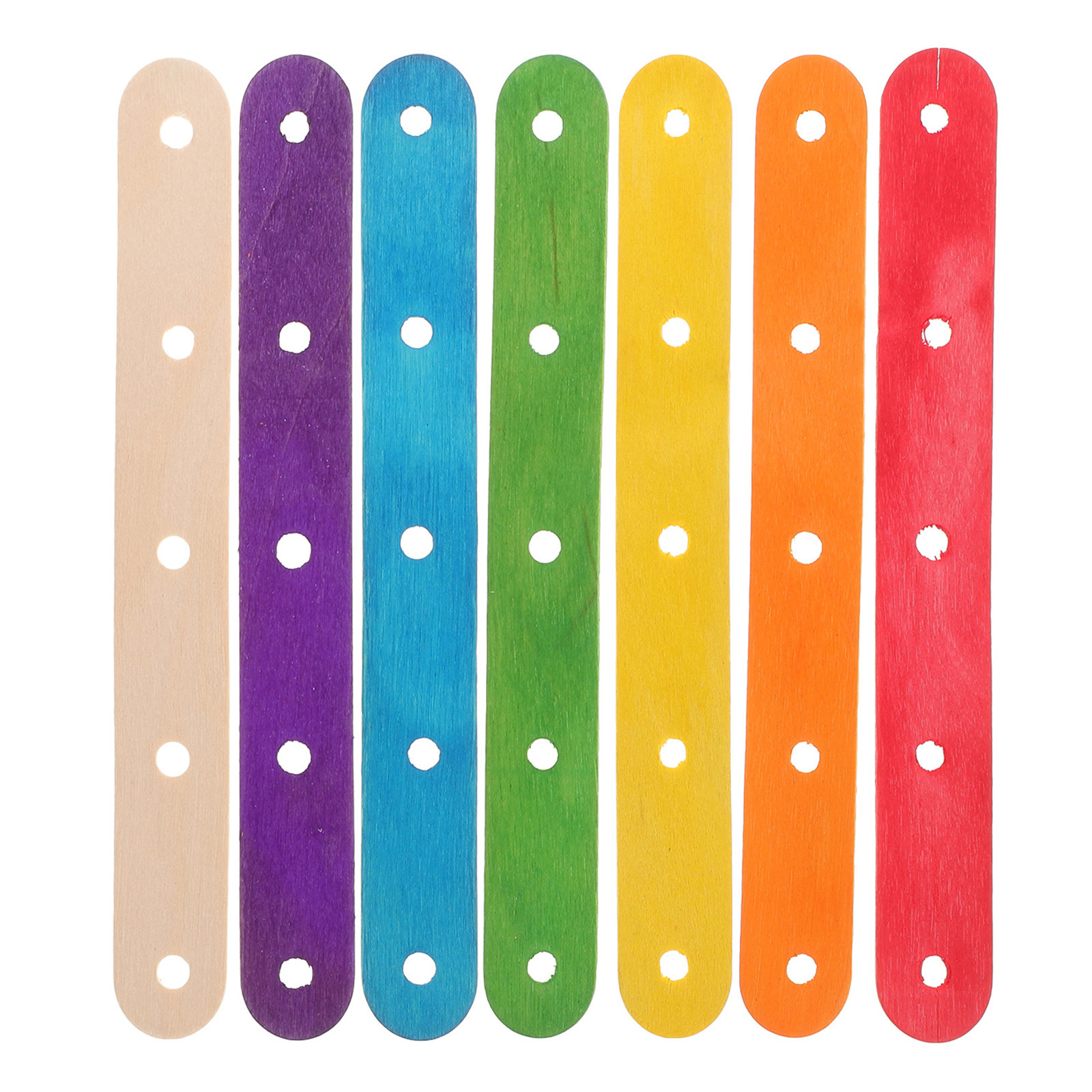 100Pcs Wood Craft Sticks Color - Art Craft Jumbo review and price