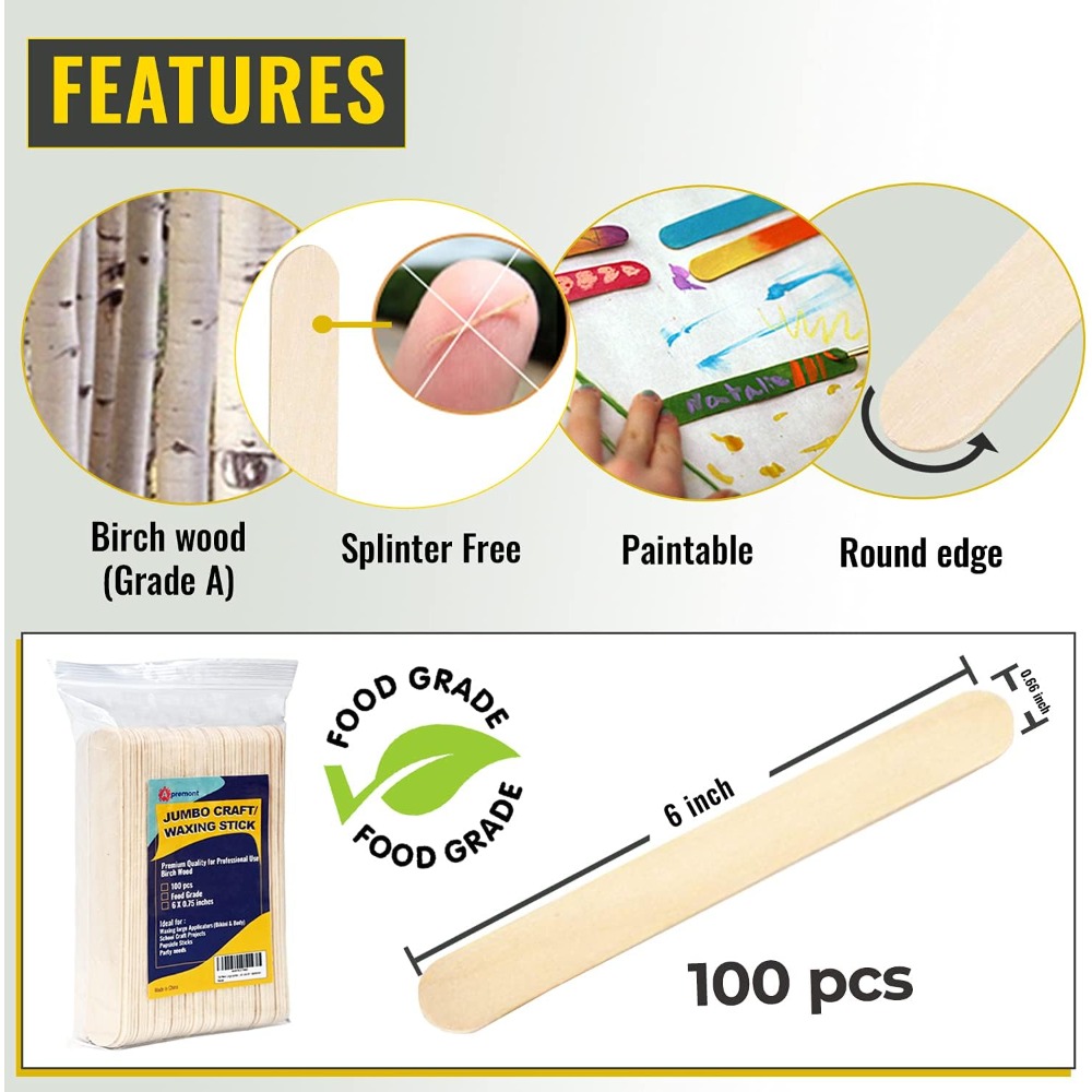 Apremont 100 Piece 6 Inch Larg - Art Craft Jumbo review and price