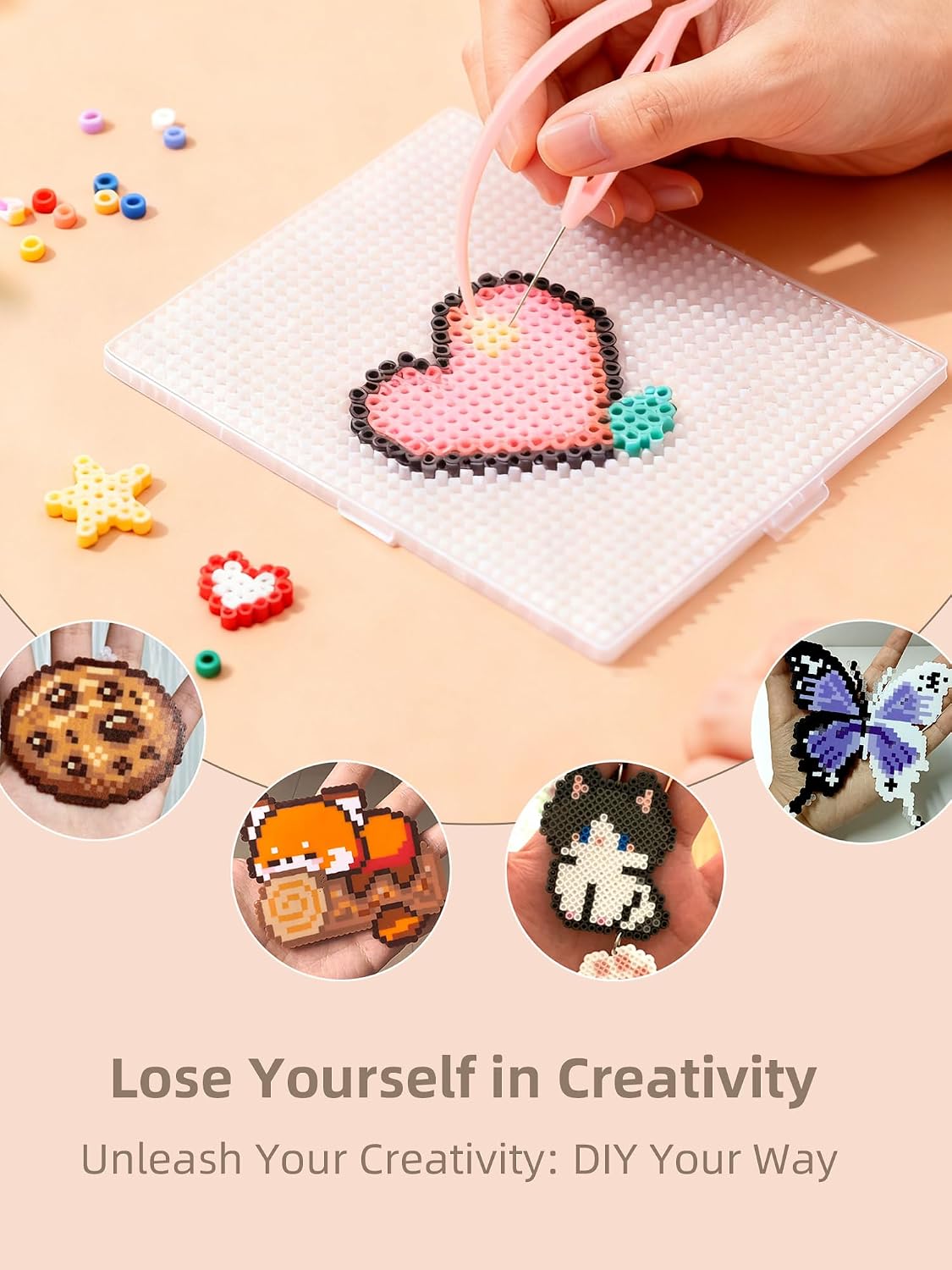 Fuse Beads Kit-Easy DIY-96 Col - Art Craft Us review and price